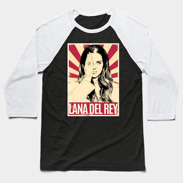 Retro Vintage Lana Del Rey Baseball T-Shirt by Play And Create